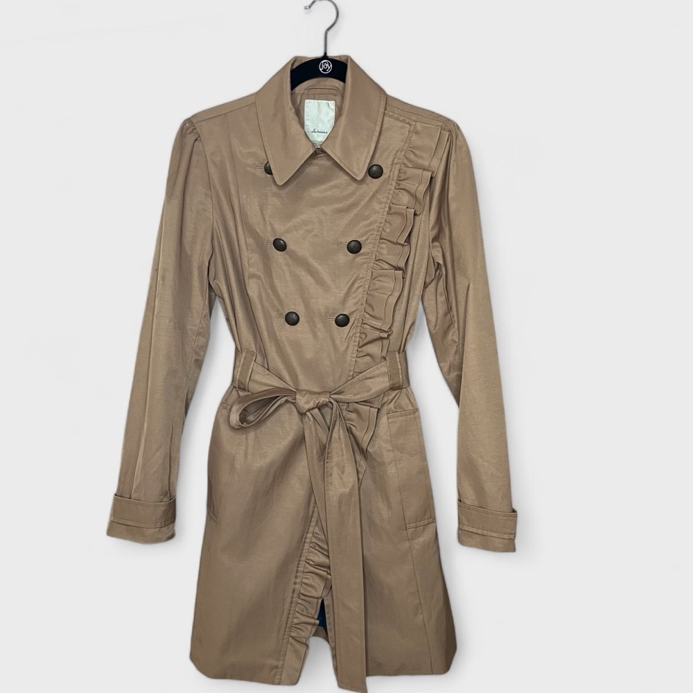 Anthropologie  Elevenses Trench Coat, size 8, EUC